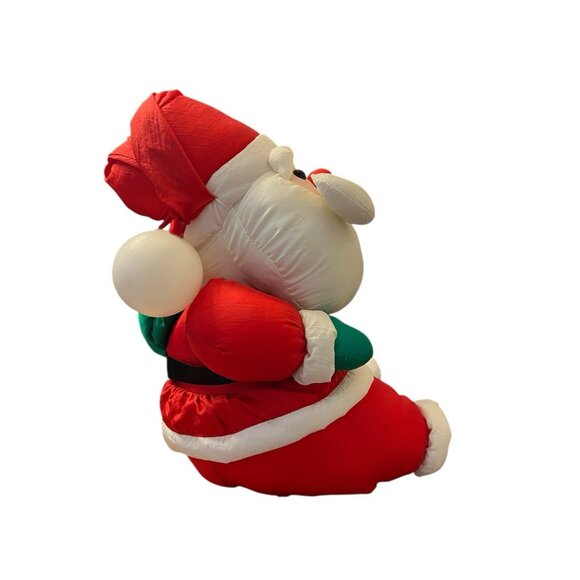 Musical PUFFALUMP Style Santa Claus Plush Stuffed Toy Gift Parachute NWT - Picture 4 of 8